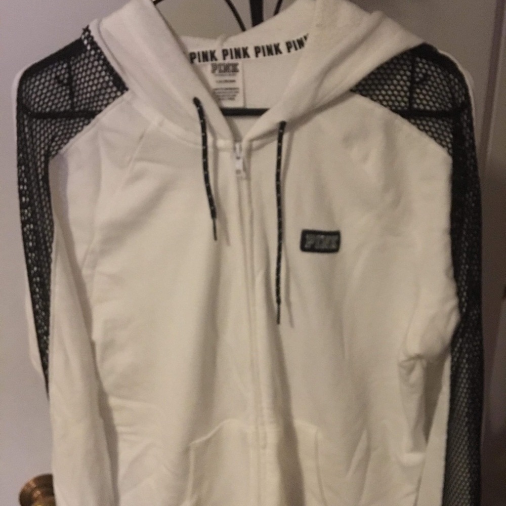 Victoria Secret pink zipper sweatshirt